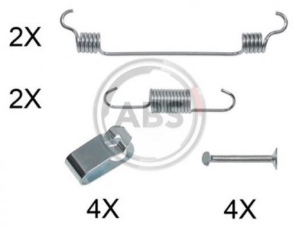 Монтажний набір гальмівної колодки A.B.S. A.B.S. 0019Q