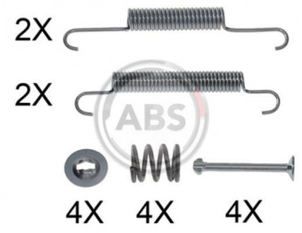 Комплектуючі, гальмівна колодка A.B.S. 0020Q