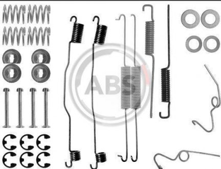 Монтажний набір гальмівних колодок A.B.S. A.B.S. 0624Q