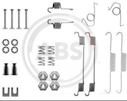 Монтажный набор тормозных колодок A.B.S. A.B.S. 0626Q (фото 1)