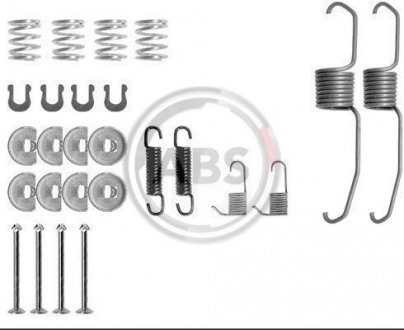 Монтажний набір гальмівних колодок A.B.S. A.B.S. 0637Q (фото 1)