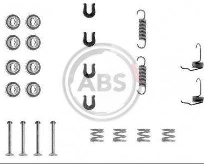 Монтажный набор тормозных колодок A.B.S. A.B.S. 0655Q