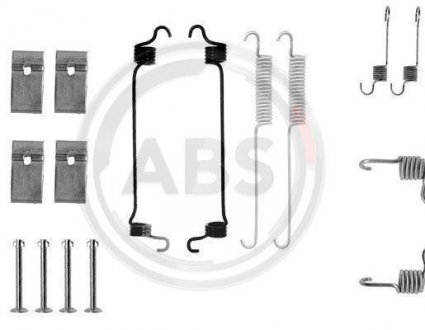 Монтажний набір гальмівних колодок A.B.S. A.B.S. 0677Q (фото 1)