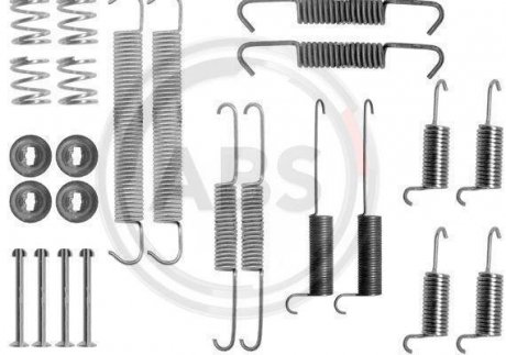 Монтажний набір гальмівних колодок A.B.S. A.B.S. 0712Q