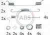 Монтажний набір гальмівних колодок A.B.S. A.B.S. 0818Q (фото 1)