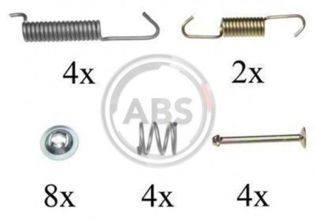 Комплектуючі, стоянкова гальмівна система A.B.S. A.B.S. 0821Q