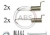 Комплектующие, тормозная колодка A.B.S. A.B.S. 0823Q (фото 1)