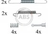 Комплектуючі, стоянкова гальмівна система A.B.S. A.B.S. 0826Q (фото 1)