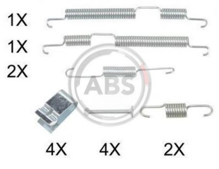 Монтажний набір гальмівних колодок A.B.S. A.B.S. 0885Q
