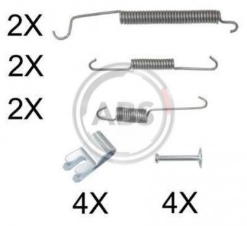 Комплектующие, тормозная колодка A.B.S. A.B.S. 0891Q (фото 1)