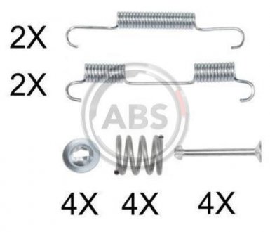 Комплектуючі, стоянкова гальмівна система A.B.S. A.B.S. 0896Q