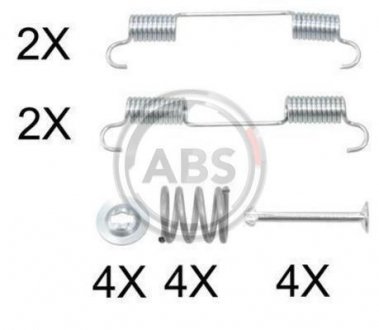 Комплектуючі, стоянкова гальмівна система A.B.S. A.B.S. 0897Q