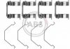 Комплектующие, колодки дискового тормоза A.B.S. A.B.S. 1158Q (фото 1)