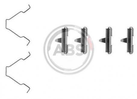 Гальмівні колодки (монтажний набір) A.B.S. A.B.S. 1270Q (фото 1)