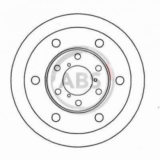 Гальмівний диск A.B.S. A.B.S. 15032