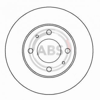 Тормозной диск A.B.S. A.B.S. 15044 (фото 1)