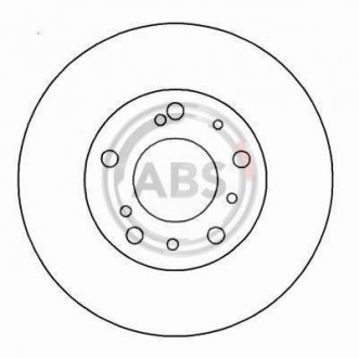 Тормозной диск A.B.S. A.B.S. 15046