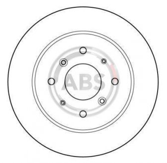 Гальмівний диск A.B.S. A.B.S. 15599