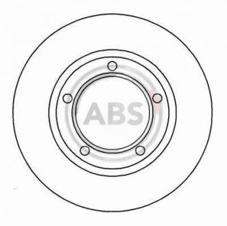 Тормозной диск A.B.S. A.B.S. 15615