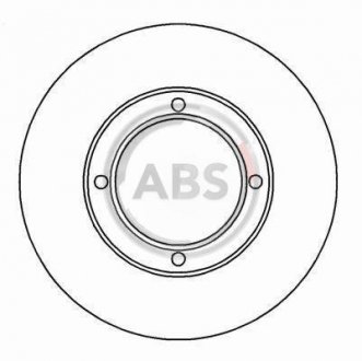 Тормозной диск A.B.S. A.B.S. 15658