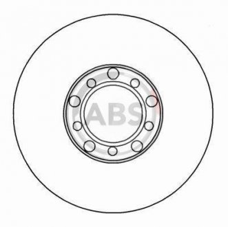 Гальмівний диск A.B.S. A.B.S. 15743