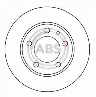 Тормозной диск A.B.S. A.B.S. 15769 (фото 1)