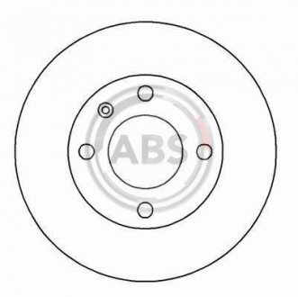 Диск гальмівний перед. Ford Sierra 83-93 260mm A.B.S. A.B.S. 15771