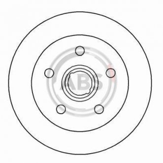 Тормозной диск A.B.S. A.B.S. 15780