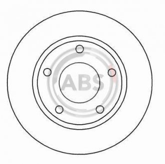 Тормозной диск A.B.S. A.B.S. 15798