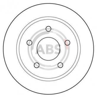 Гальмівний диск A.B.S. A.B.S. 15802