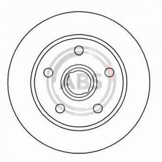 Гальмівний диск A.B.S. A.B.S. 15826