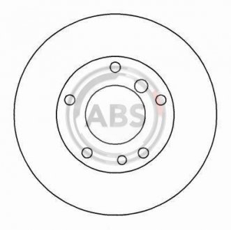 Тормозной диск A.B.S. A.B.S. 15867