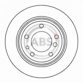 Гальмівний диск A.B.S. A.B.S. 15872