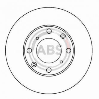 Тормозной диск A.B.S. A.B.S. 15938