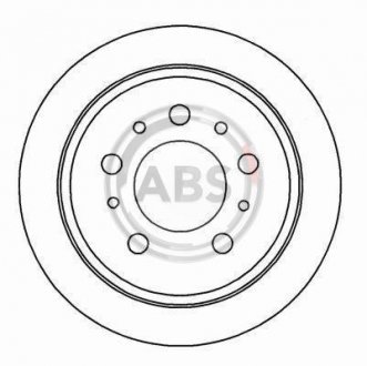 Гальмівний диск A.B.S. A.B.S. 15955