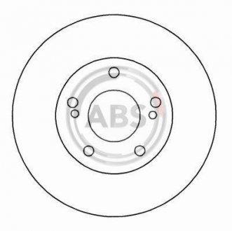 Тормозной диск A.B.S. A.B.S. 16040