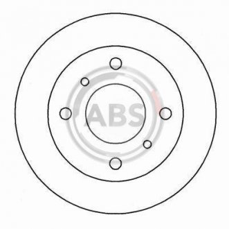 Гальмівний диск A.B.S. A.B.S. 16064