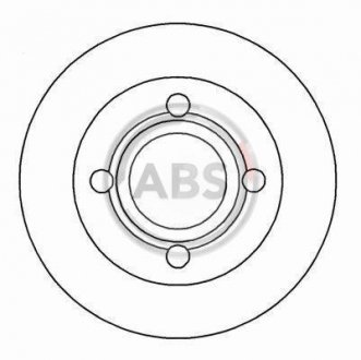 Гальмівний диск A.B.S. A.B.S. 16068