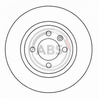 Гальмівний диск A.B.S. A.B.S. 16069