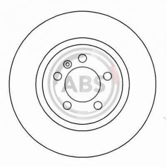 Гальмівний диск A.B.S. A.B.S. 16080