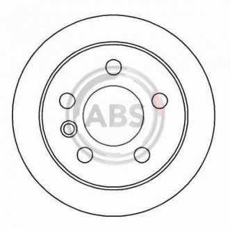 Тормозной диск A.B.S. A.B.S. 16082