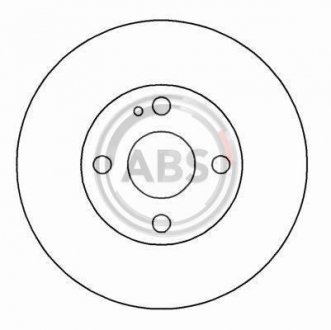 Гальмівний диск A.B.S. A.B.S. 16087