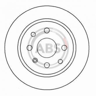 Тормозной диск A.B.S. A.B.S. 16092