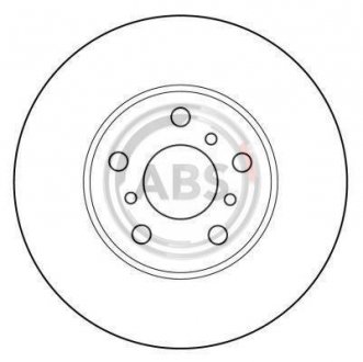 Тормозной диск A.B.S. A.B.S. 16141