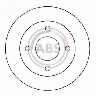 Гальмівний диск A.B.S. A.B.S. 16156