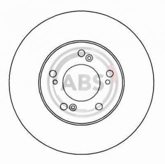 Гальмівний диск A.B.S. 16182