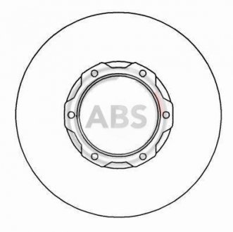 Гальмівний диск A.B.S. A.B.S. 16198