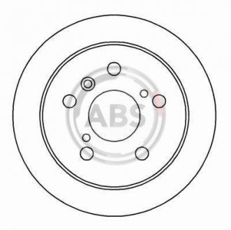 Гальмівний диск A.B.S. 16229