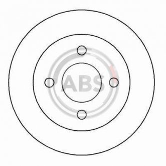 Тормозной диск A.B.S. A.B.S. 16244