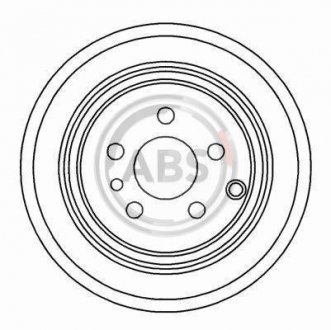 Тормозной диск A.B.S. A.B.S. 16289